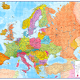 Politická nástěnná mapa Evropy CE4300 – 2. jakost
