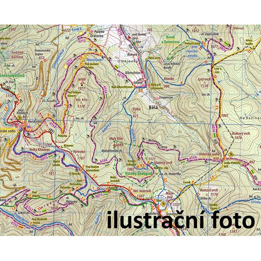 Skládaná mapa Novohradské hory - turistická (74)