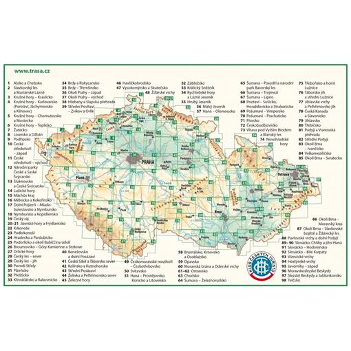 Skládaná mapa Novohradské hory - turistická (74)
