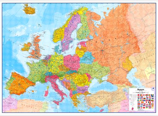 Politická nástěnná mapa Evropy CE4300 – 2. jakost